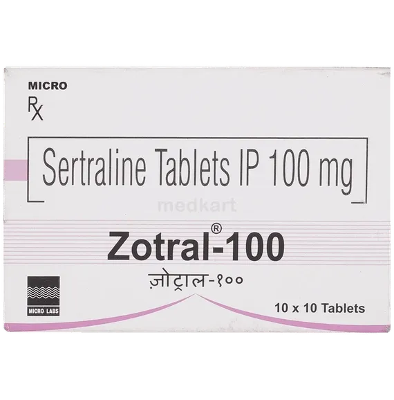 zotral 100mg tablet 10's